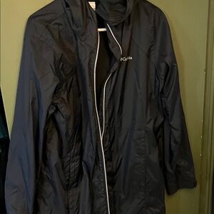 Columbia women’s Dark Raincoat